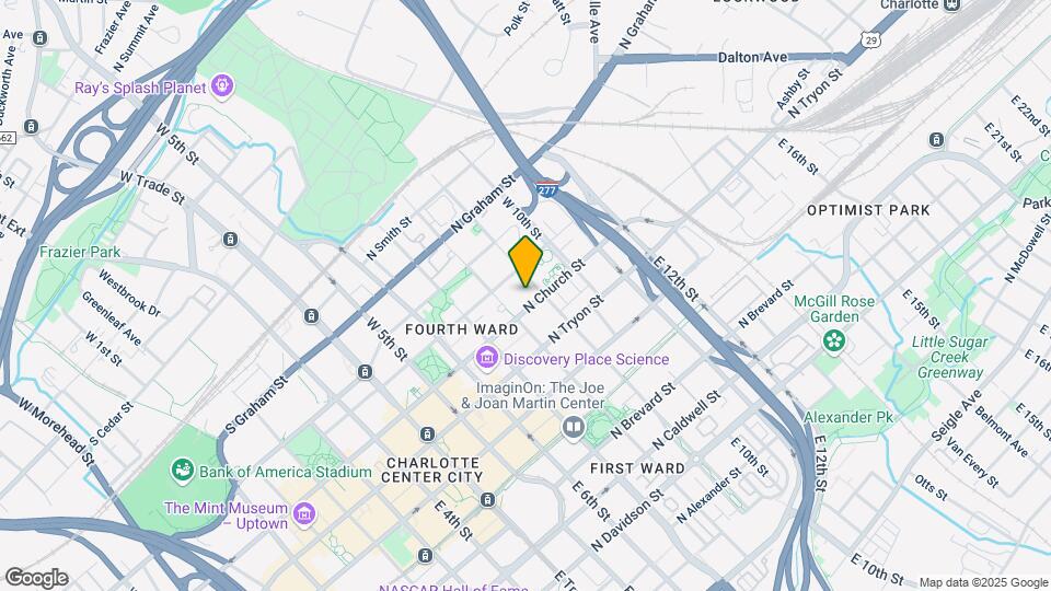 515 N Church St Map and Location Details