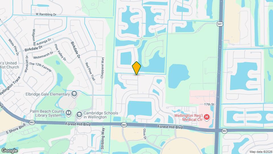 10704 Oak Bend Way Map and Location Details