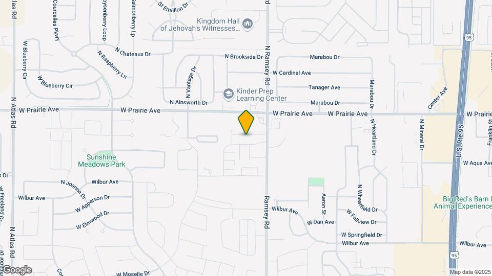 Prairie Pointe Apartments & Townhomes Map and Location Details