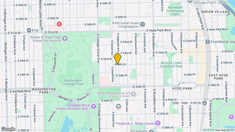 5400-5408 S. Ingleside Avenue Map and Location Details