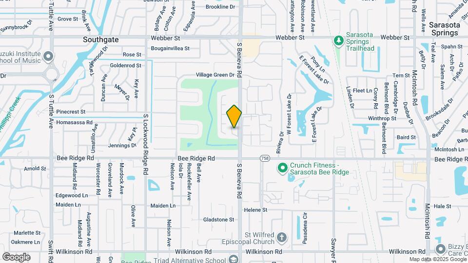 3602 S Beneva Rd Map and Location Details