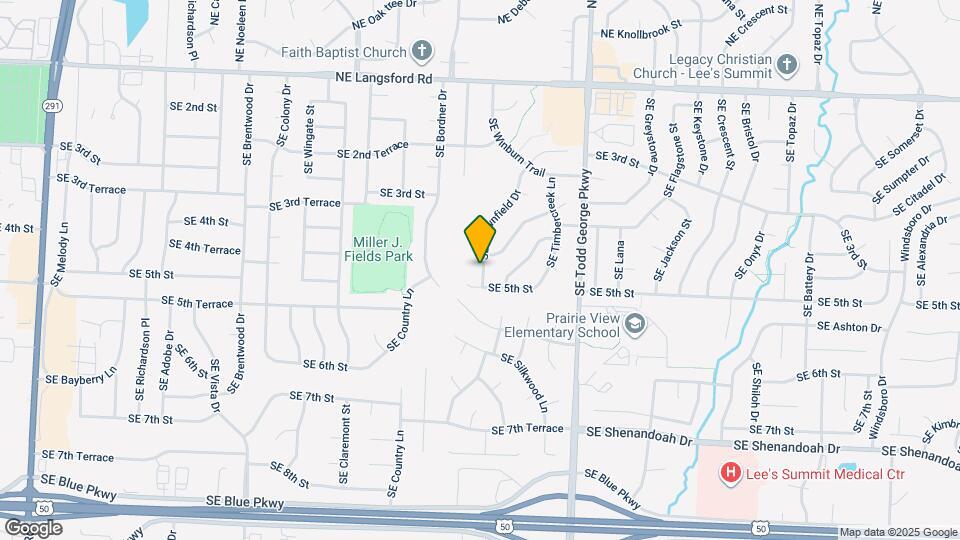 408 SE Brownfield Dr Map and Location Details