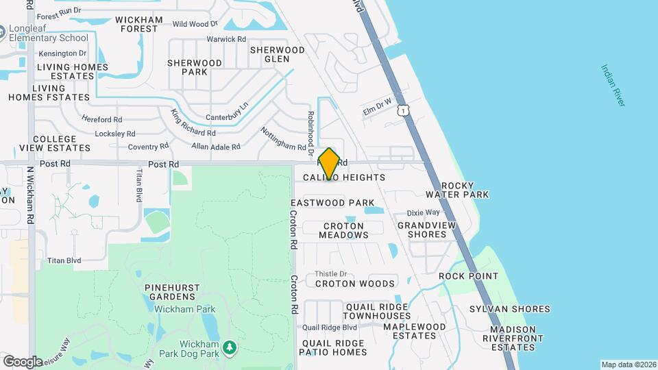 1957 Elkins Point Map and Location Details