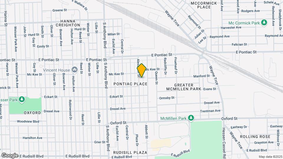 2923 Alexander St Map and Location Details