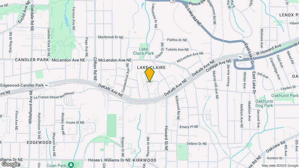 1867 Gordon Mnr NE, Unit Studio Apartment Map and Location Details