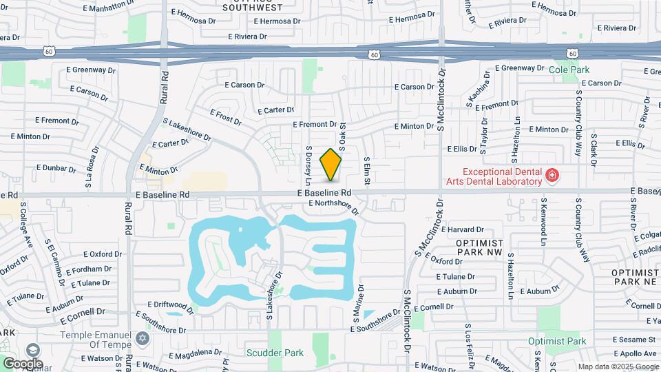1333 E Donner Dr Map and Location Details