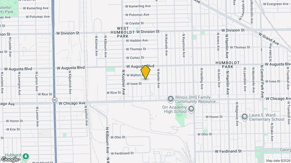 4246 W Iowa St, Unit 1st Floor Map and Location Details