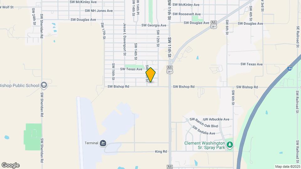 1213 SW Bishop Rd Map and Location Details