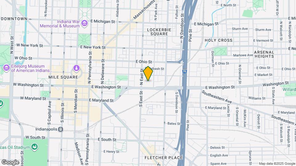 552 E Washington St Mapa y Detalles de la Ubicación