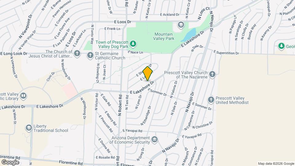 8412 E Lakeshore Dr Map and Location Details