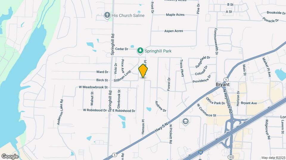 3313 Henson Pl Map and Location Details