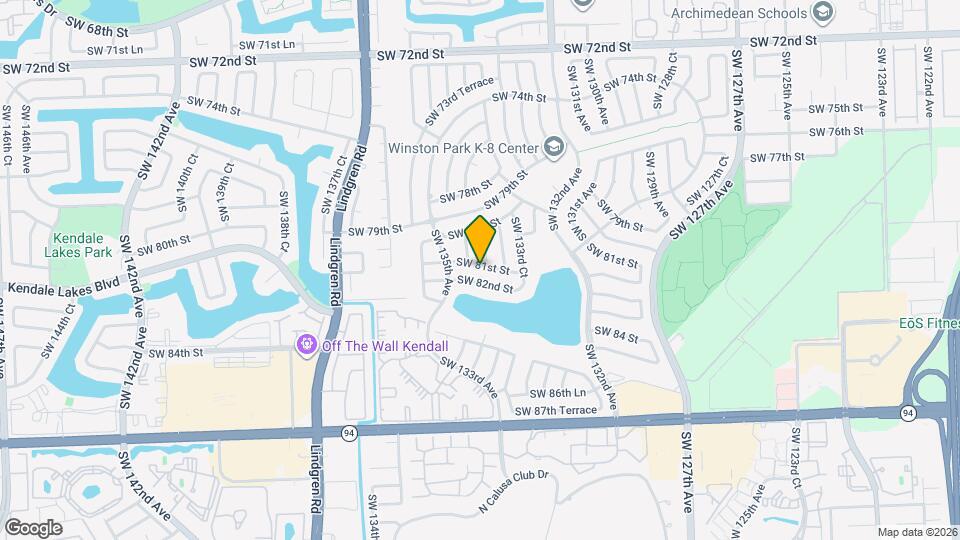 13410 SW 81st St Map and Location Details