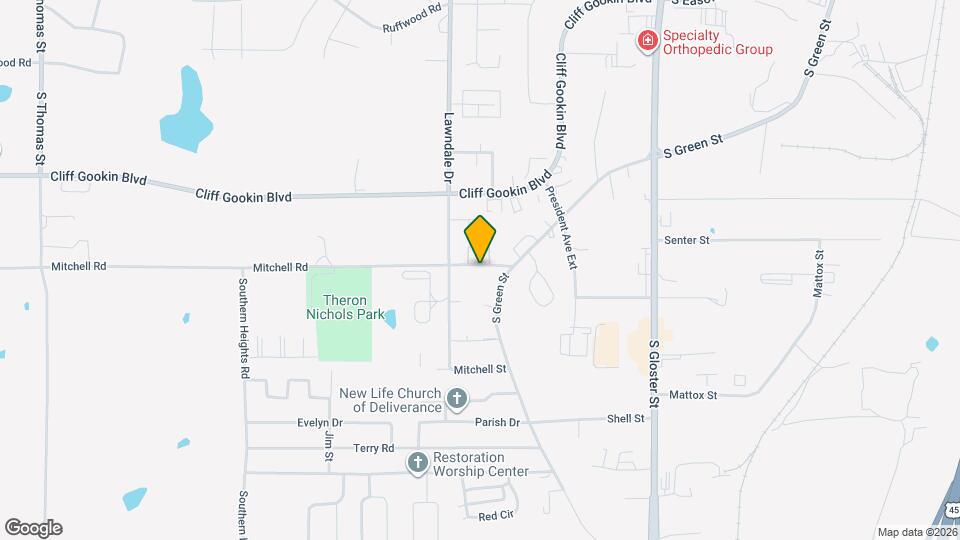 1399 Mitchell Rd Map and Location Details