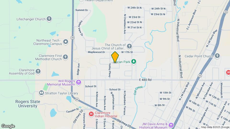 1407 Paradise Ln Map and Location Details