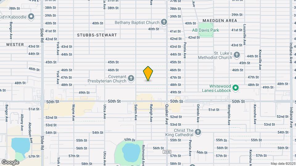 4504 48th St Map and Location Details