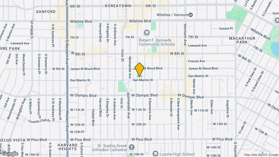 936 S Mariposa Ave Map and Location Details