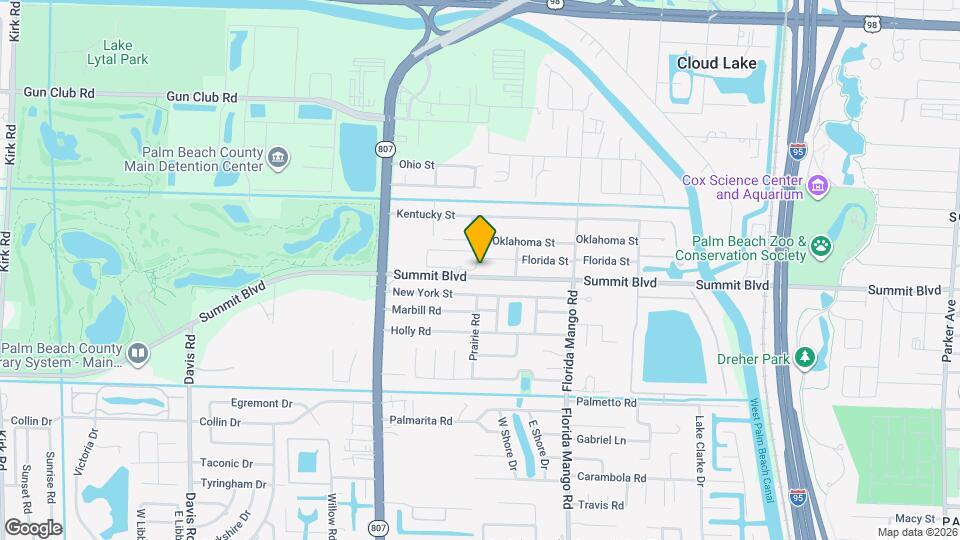 2747 Summit Blvd Mapa y Detalles de la Ubicación