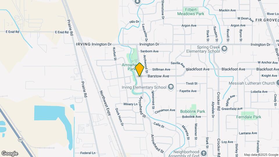 3386-3390 Arrowhead St Map and Location Details