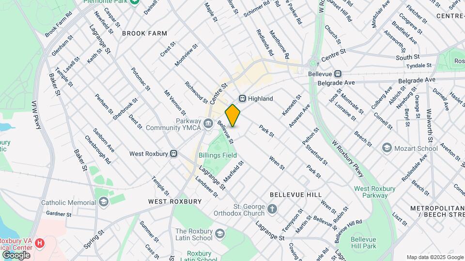 48 Bellevue St, Unit PH Map and Location Details