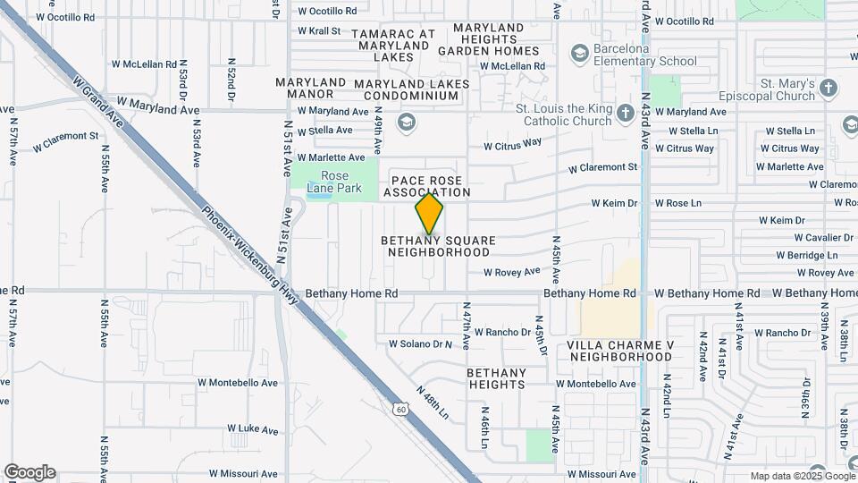 6203 N 48th Ave Mapa y Detalles de la Ubicación