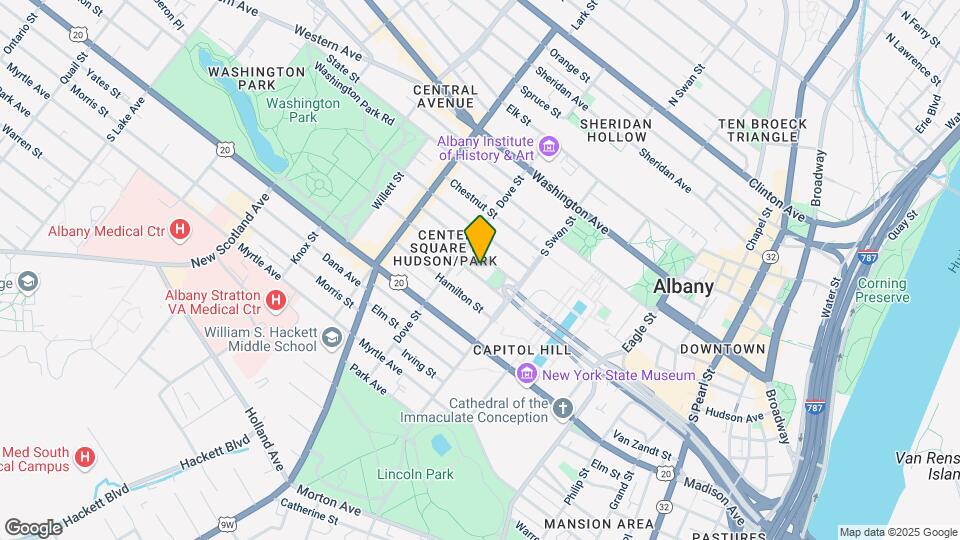 273 Hudson Ave Map and Location Details
