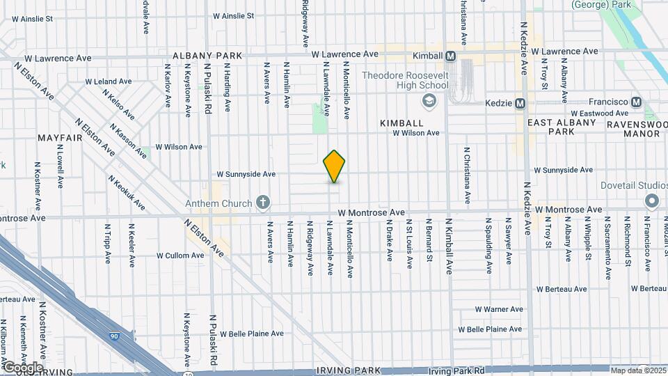4431-4447 N Lawndale Ave Map and Location Details