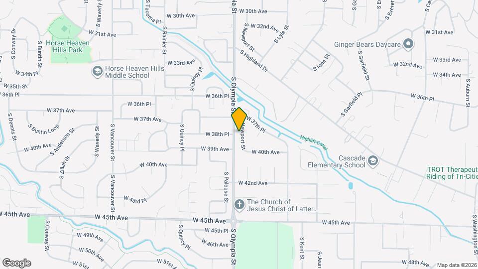 3802 S Newport St Map and Location Details