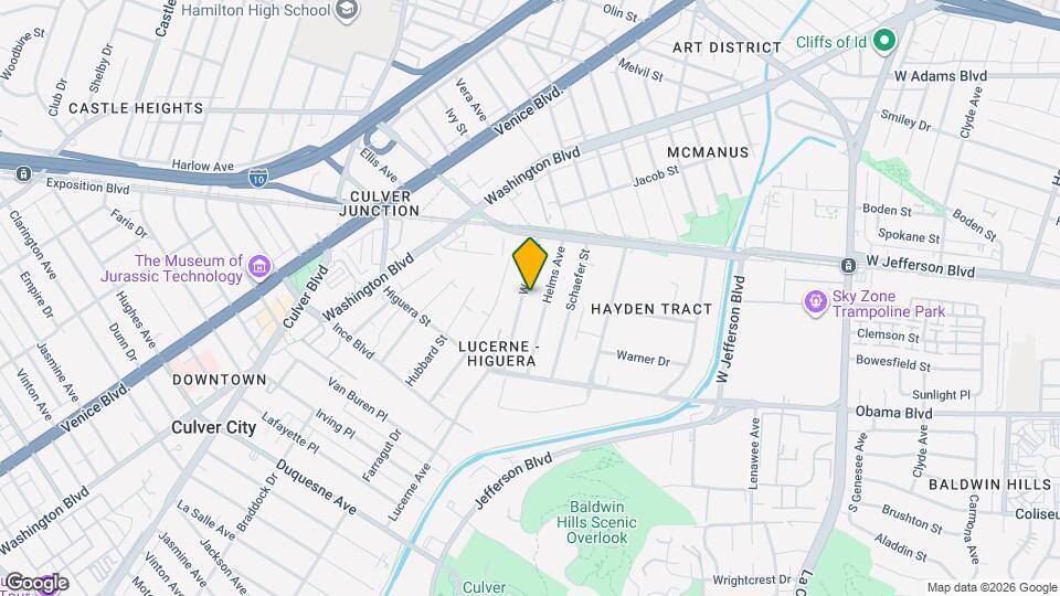 3574 Wesley St Mapa y Detalles de la Ubicación