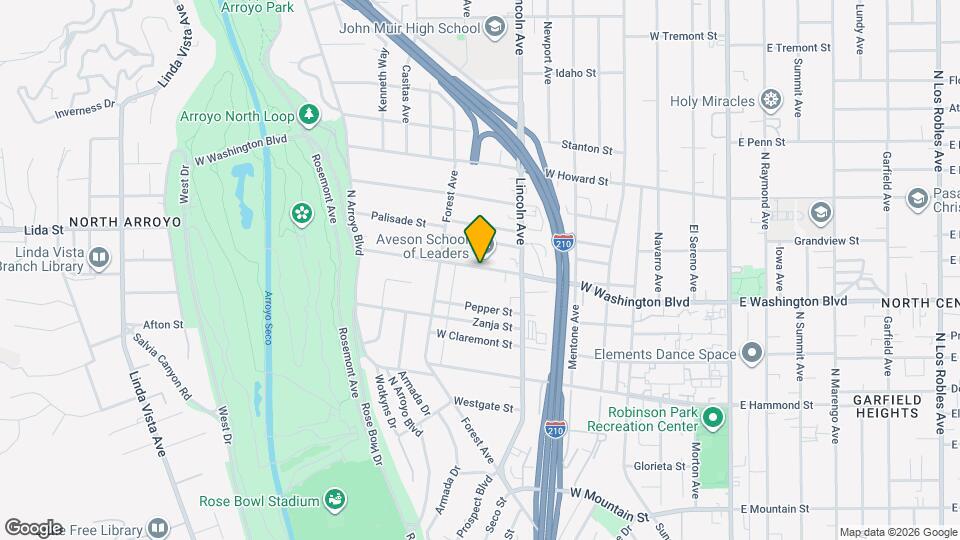 512 W Washington Blvd Map and Location Details