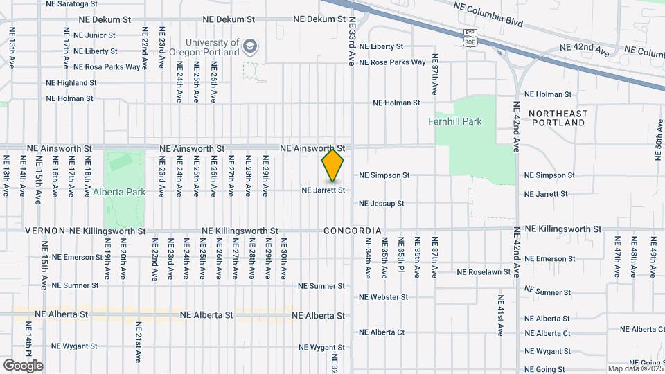 5805 NE 32nd Pl Map and Location Details
