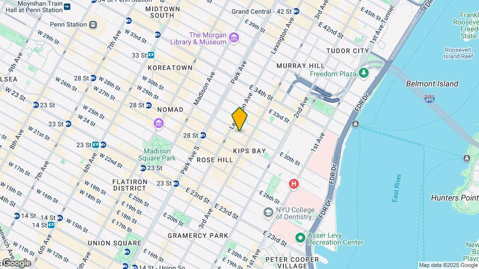 148 East 30 Map and Location Details