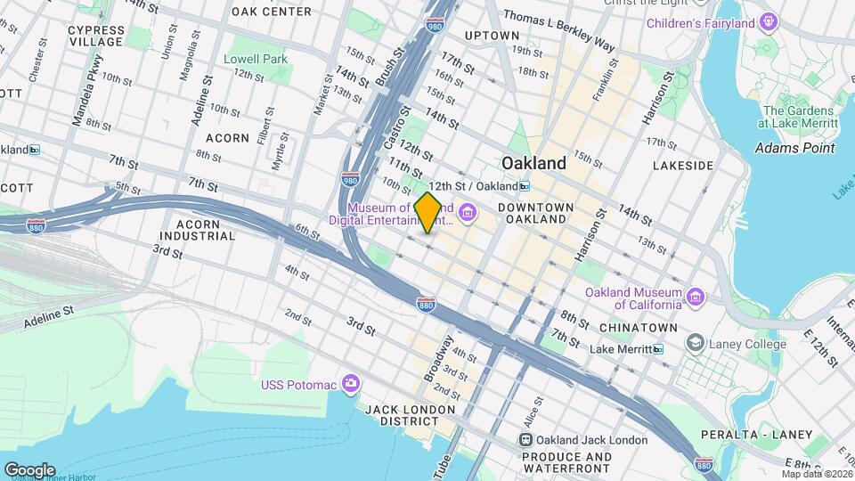809 Clay St Map and Location Details