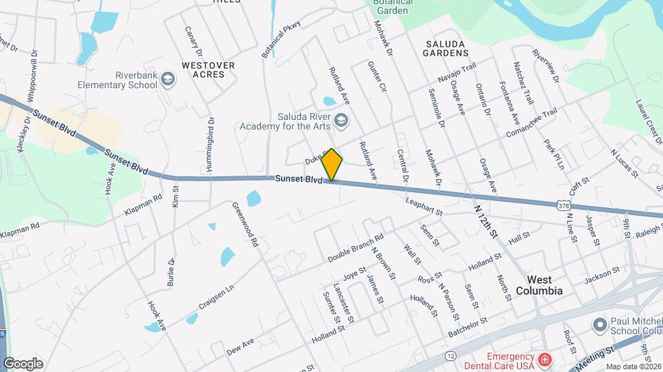 1617 Sunset Blvd Map and Location Details