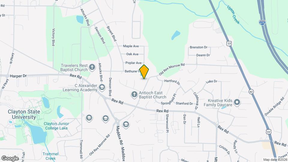 2400 Old Rex Morrow Rd Map and Location Details