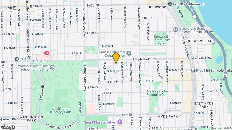 5121 S Ellis Ave Map and Location Details