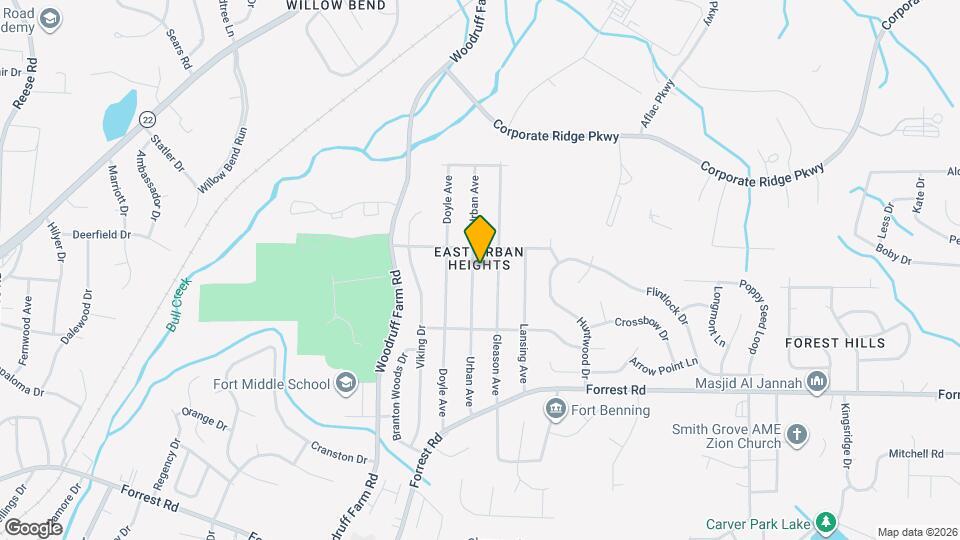 3120 Urban Ave Map and Location Details