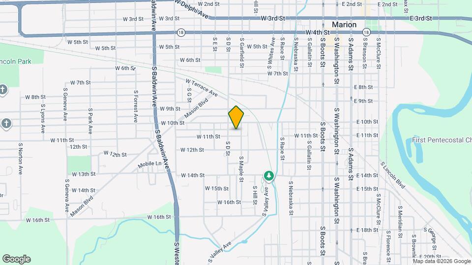 810 W 11th St Map and Location Details