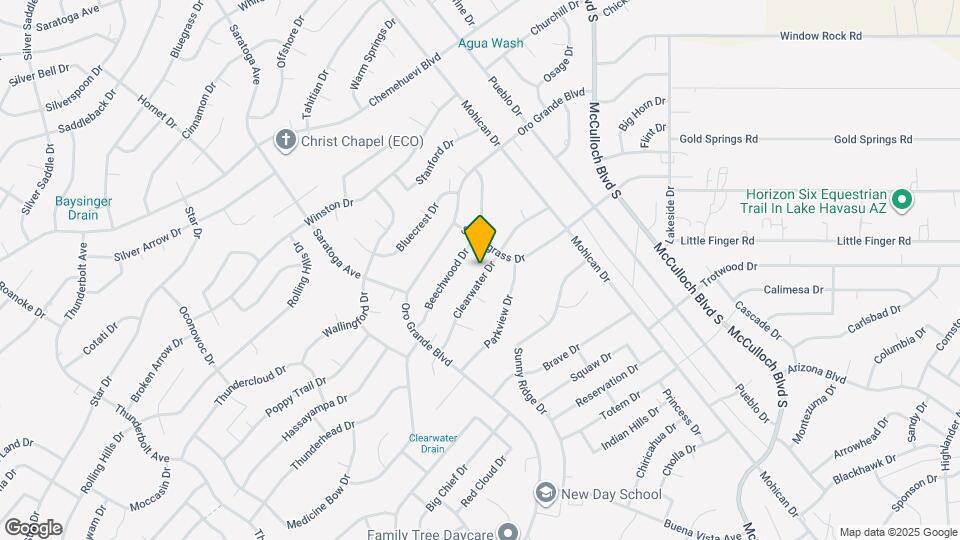 3635 Clearwater Dr Map and Location Details