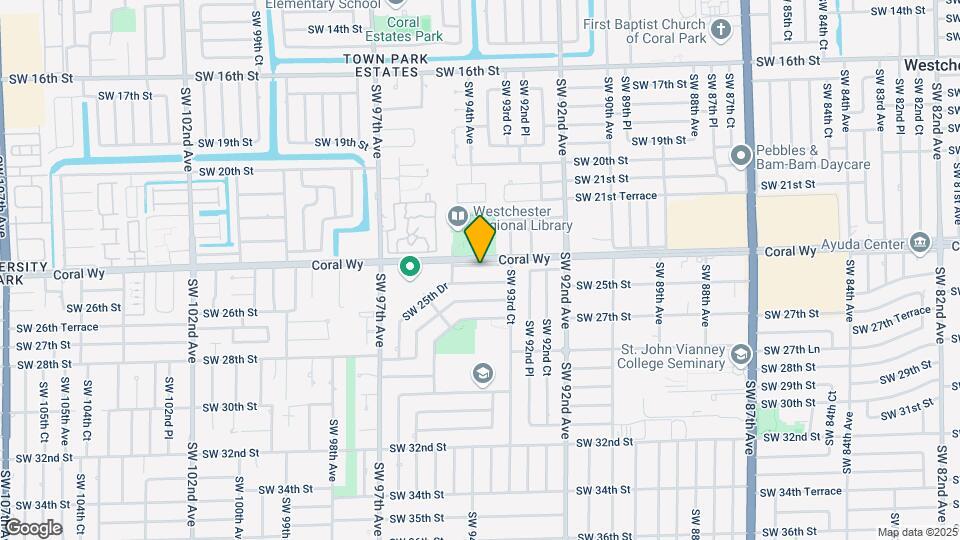 9370 SW 24th St Map and Location Details