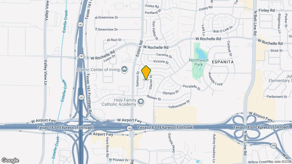 2502 Coulee St Map and Location Details