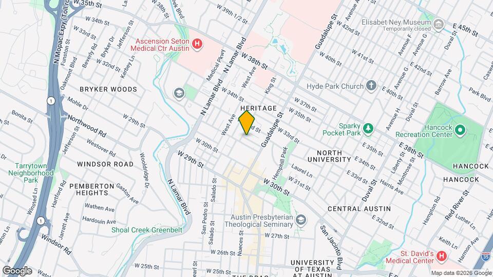 639 W 31st St Map and Location Details