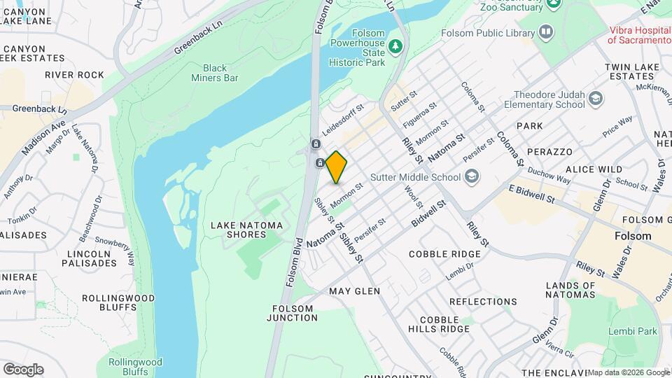 406 Reading St Map and Location Details