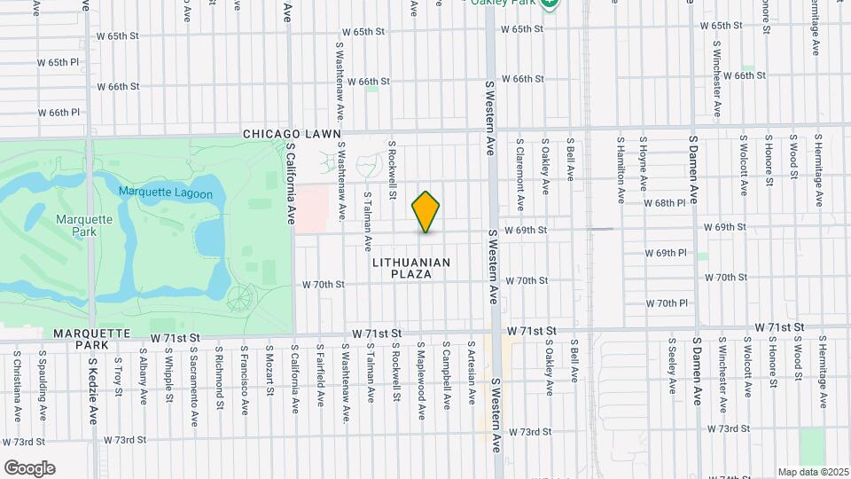 2521 W 69th St, Unit 2 Mapa y Detalles de la Ubicación