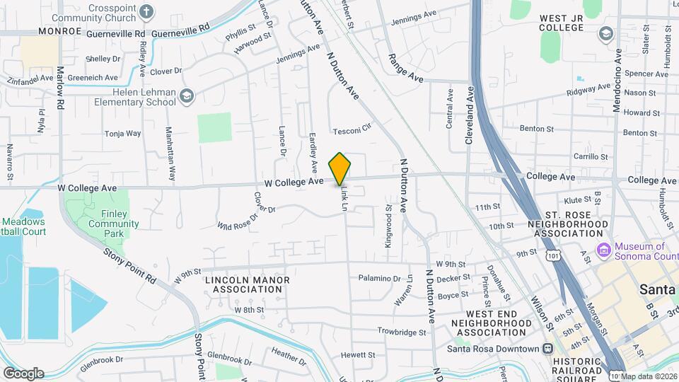 1029 Link Ln Map and Location Details