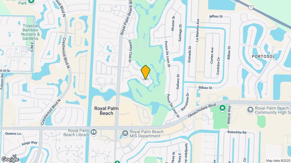 2107 Palm Beach Trace Dr Map and Location Details