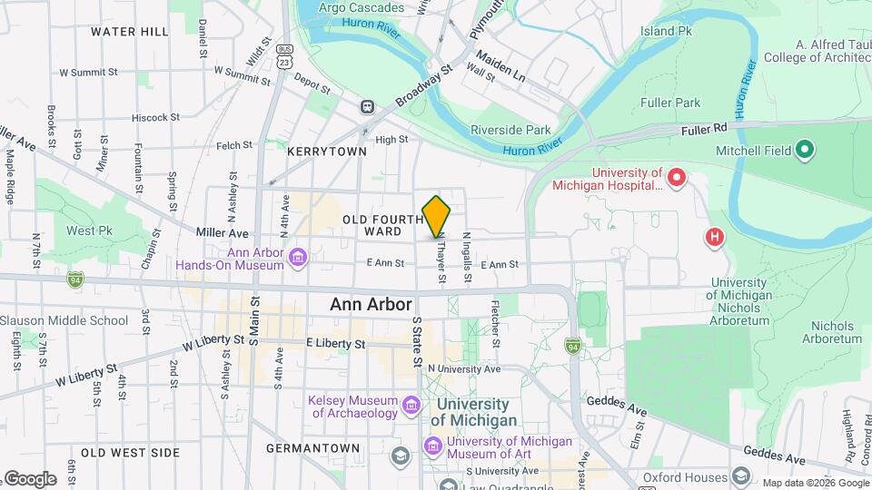 720 Catherine St Map and Location Details