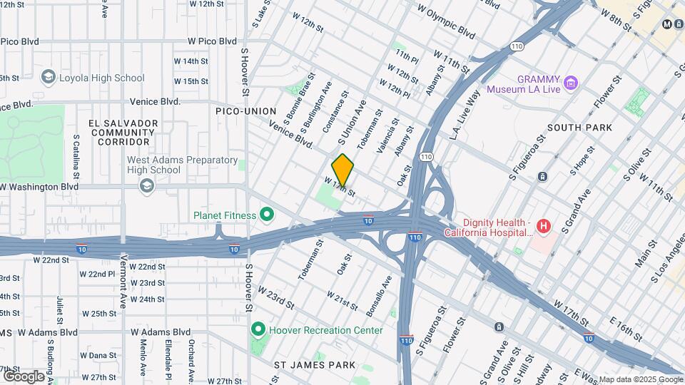 1703 Toberman St Map and Location Details