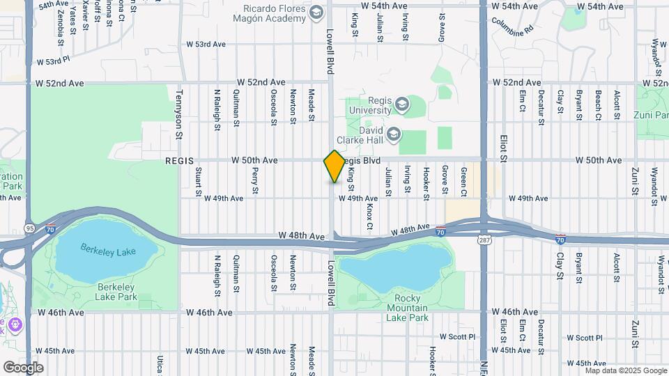 4922 Lowell Blvd Map and Location Details