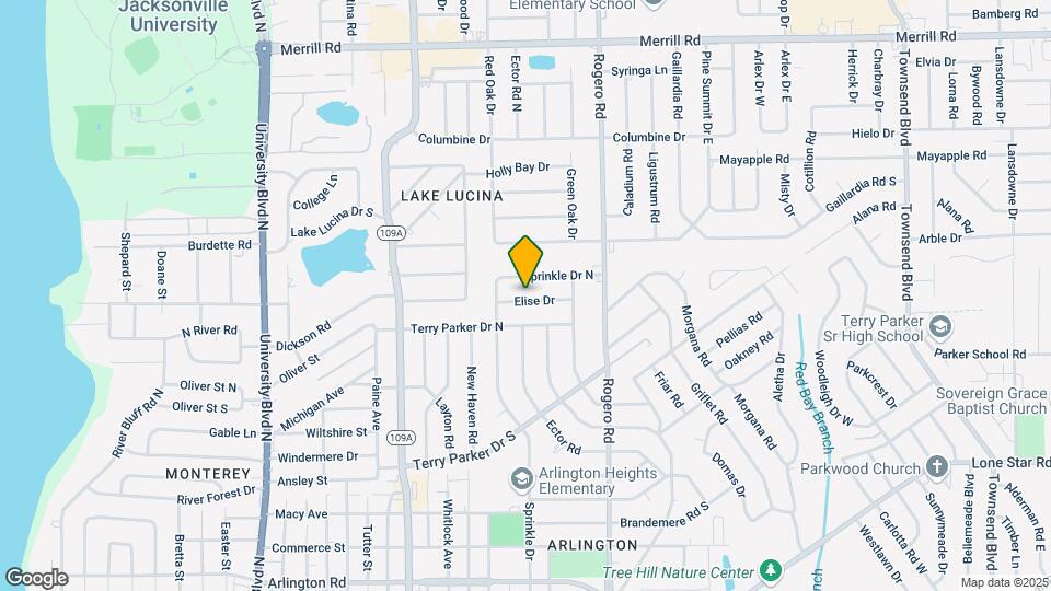 6231 Elise Dr Map and Location Details