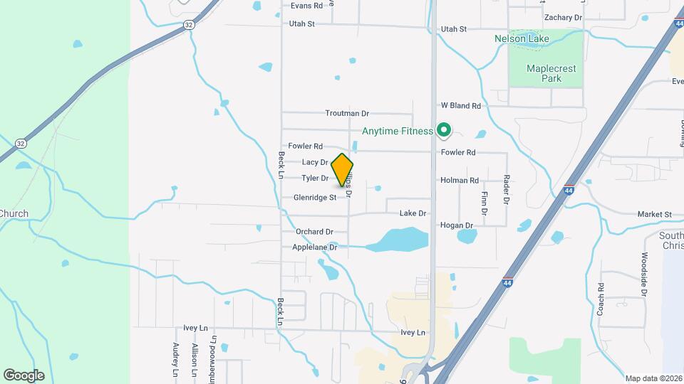 1115 Glenridge St Map and Location Details